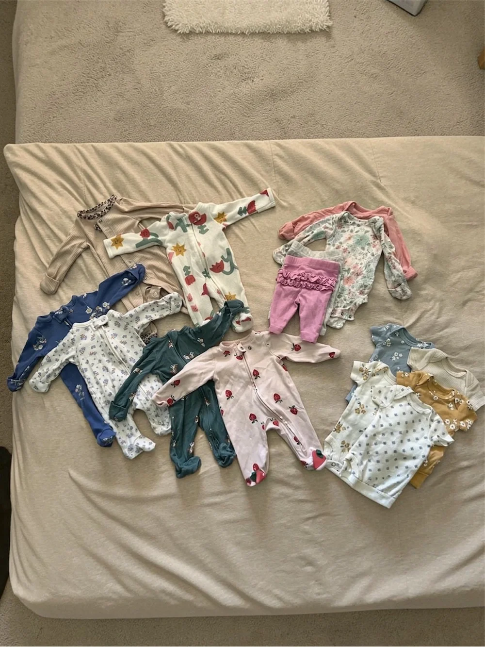 15 Piece Baby Girl Preemie Bundle